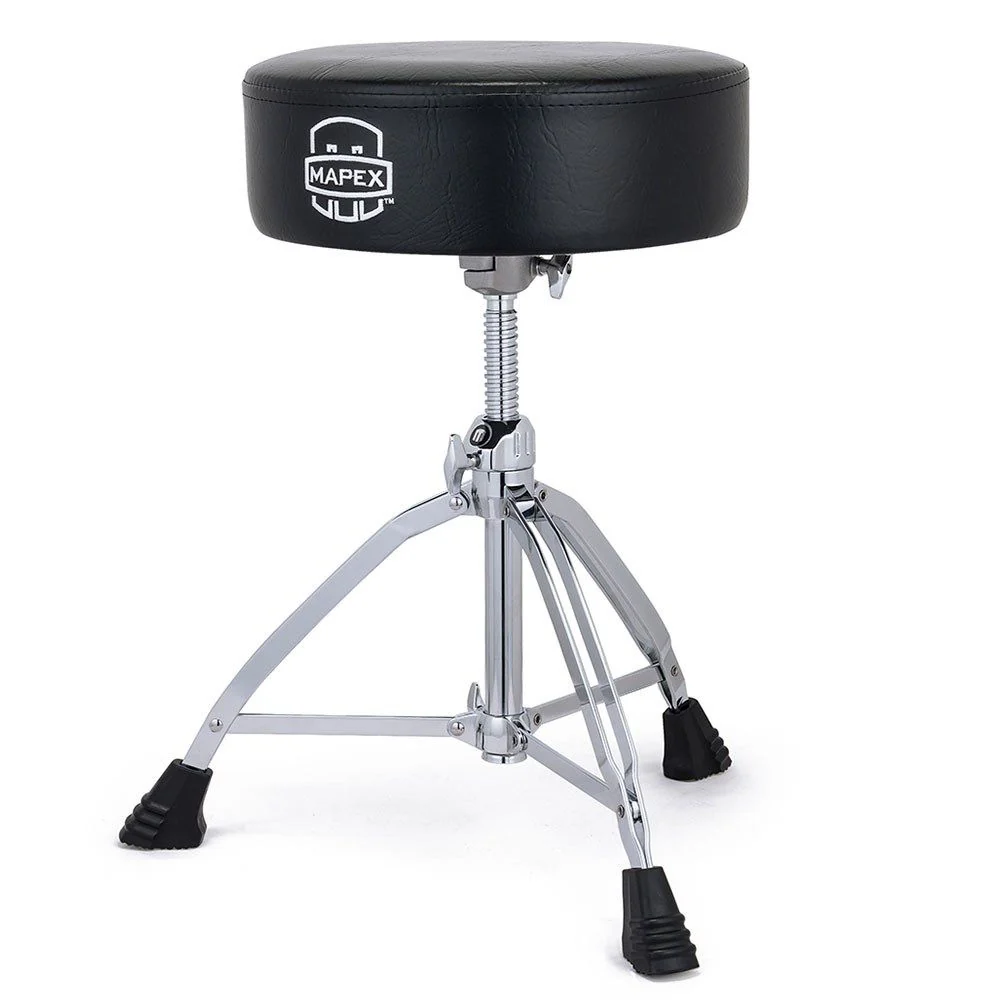 Mapex T850 Round Top Double Braced Drum Throne (14" x 4")