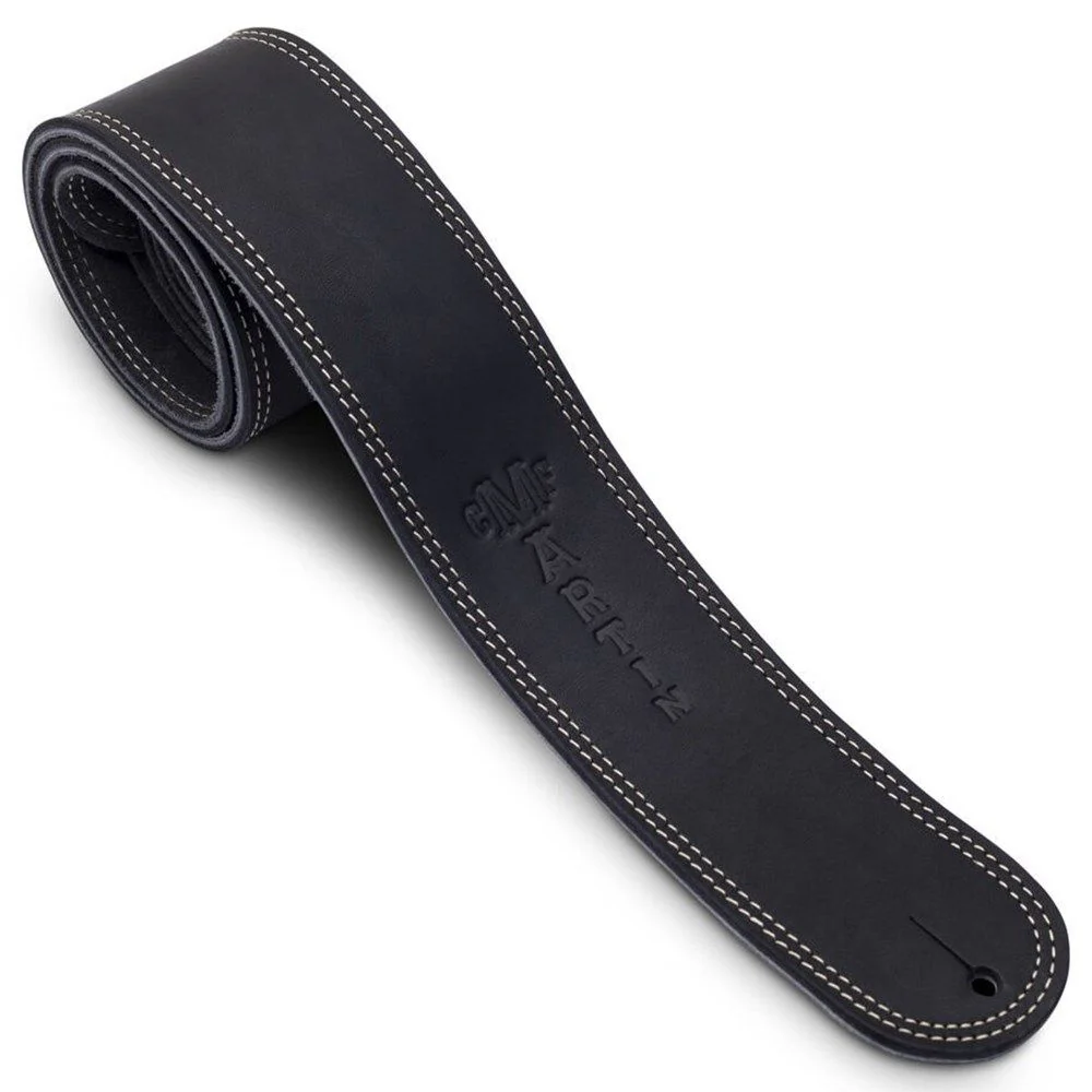 Martin Black Ball Glove Leather Guitar Strap