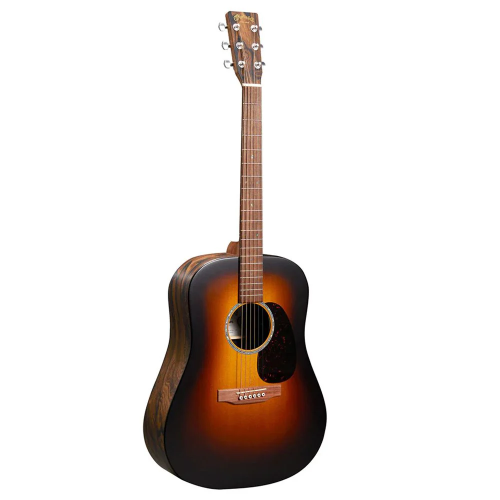 Martin D-X2E Dreadnought Acoustic Electric Guitar (Ziricote Burst) inc Gig Bag