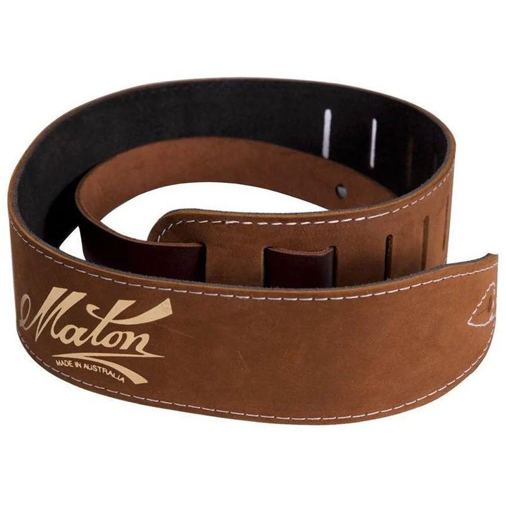 Maton Standard Leather Strap (Brown)