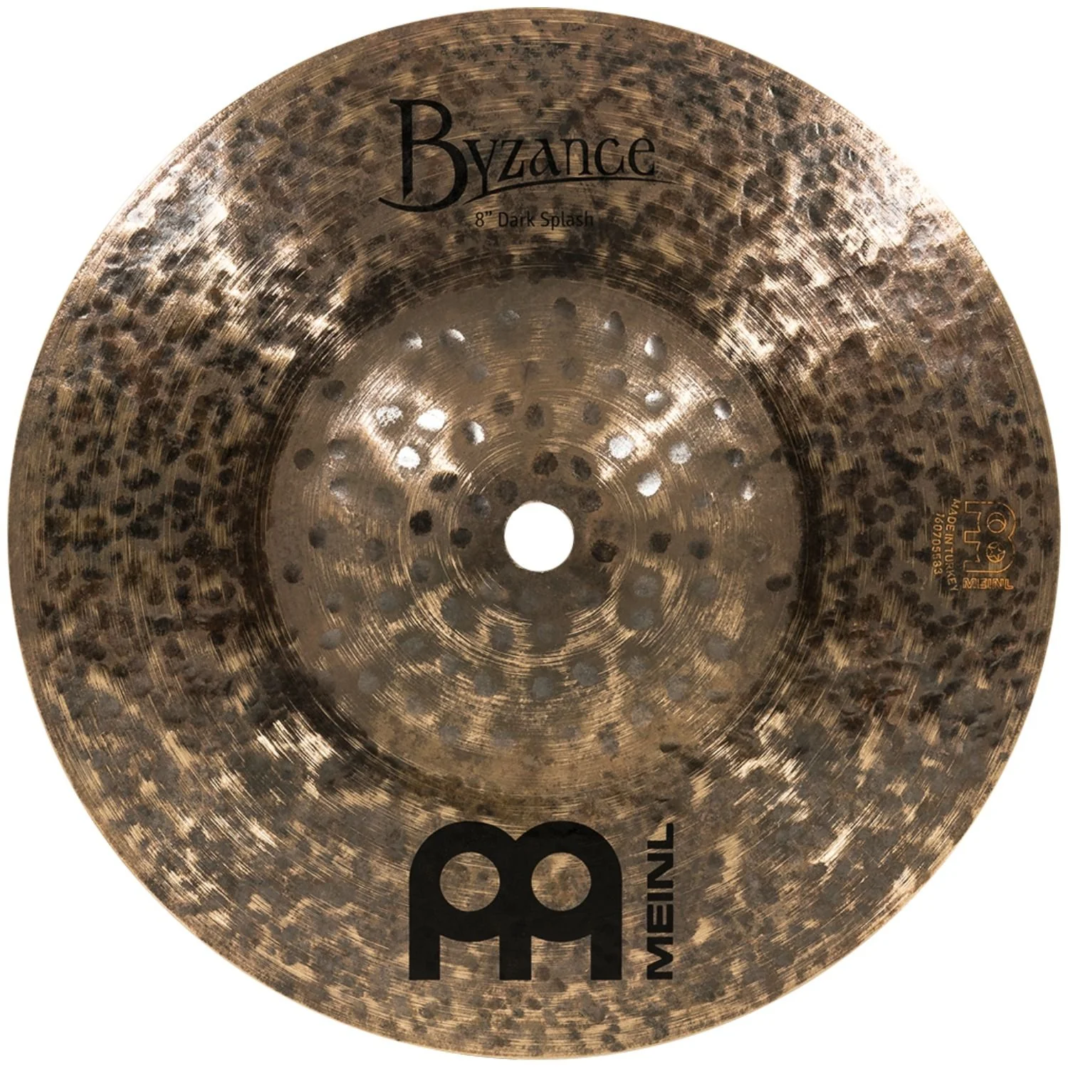 Meinl 8" Byzance Brilliant Dark Splash Cymbal
