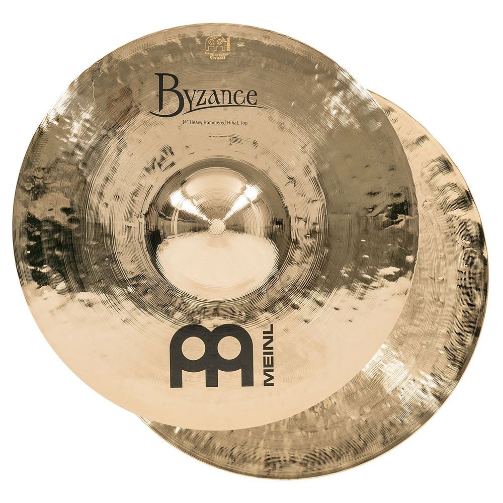 Meinl Byzance Brilliant 14inch Heavy Hammered HiHats