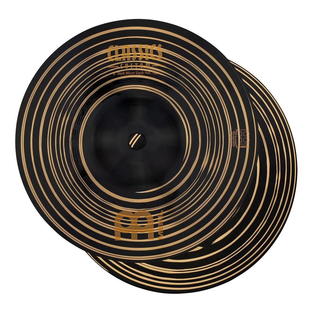 Meinl Classics Custom Dark Micro Stack 8" Hi-Hats