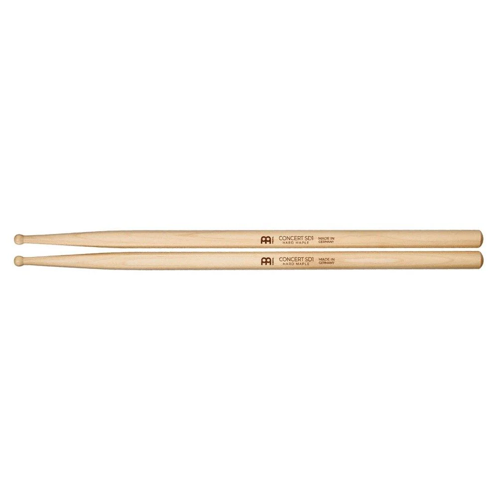 Meinl SD1 Round Wood Tip Medium Maple Concert Drumsticks