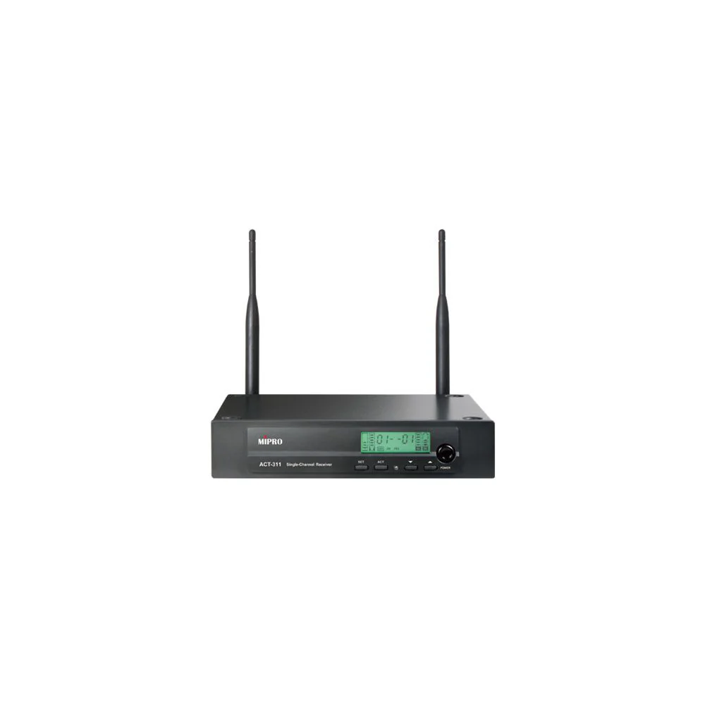 Mipro ACT311B5 5-Band Single Channel Wireless Mic Receiver (5NB Frequency Band)