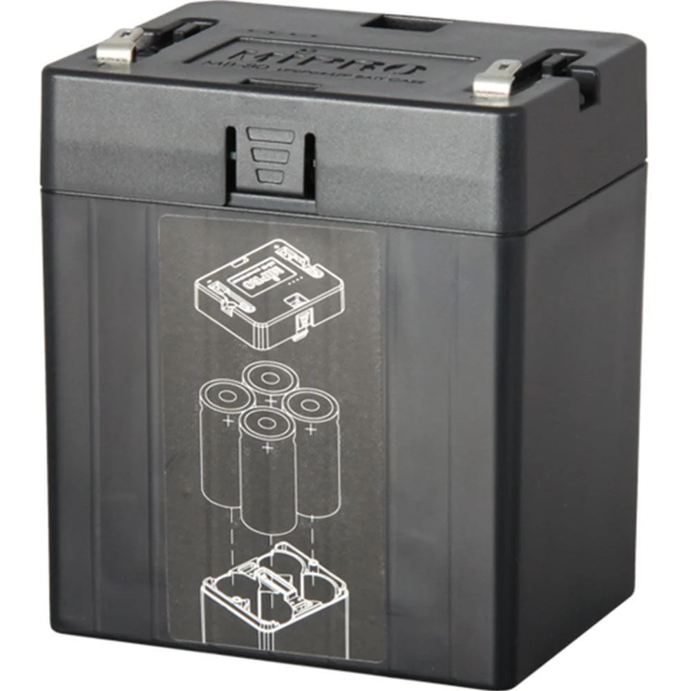 Mipro MB-80 Battery Case Holds Four Lithium Batteries