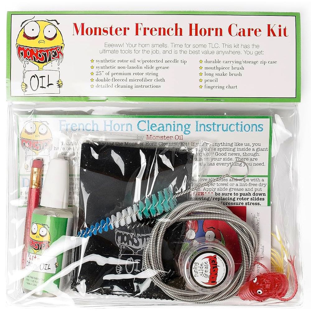 Monster Oil Super French Horn Care Kit