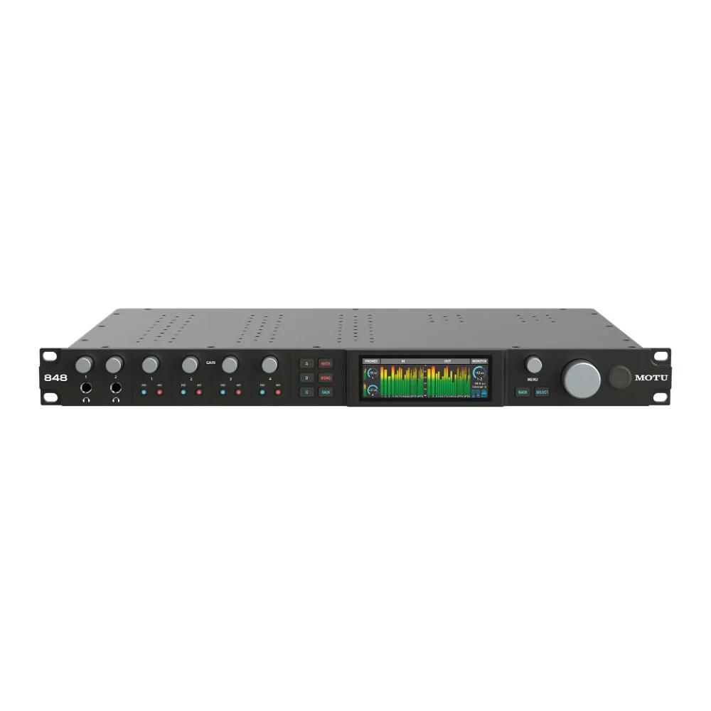 MOTU 828 MK4 28x32 TB4/USB4 Audio Interface w/ AVB Networking