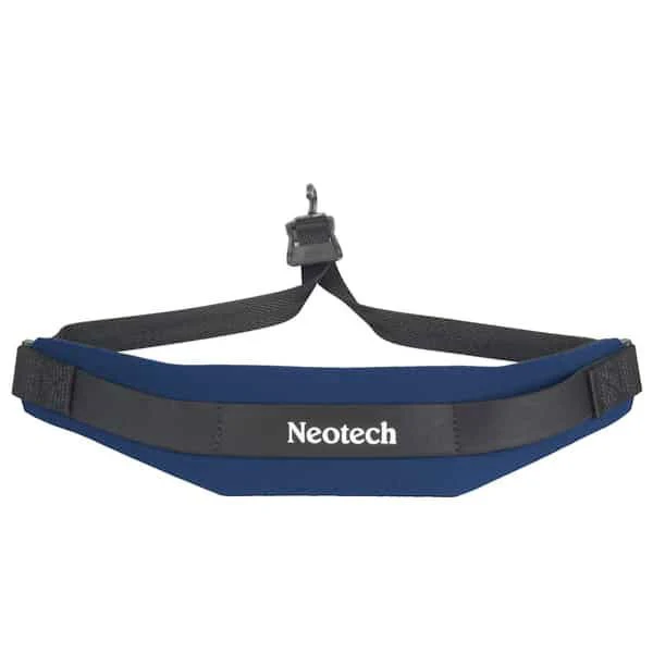Neotech Soft Sax Strap - Open Plastic Hook - Regular - Coloured [Navy]