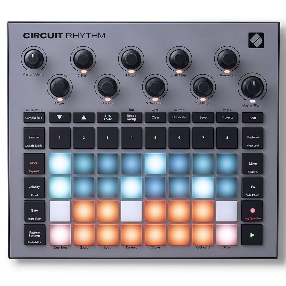 Novation Circuit Rhythm Powerful, Versatile Sampler For Creating & Performing