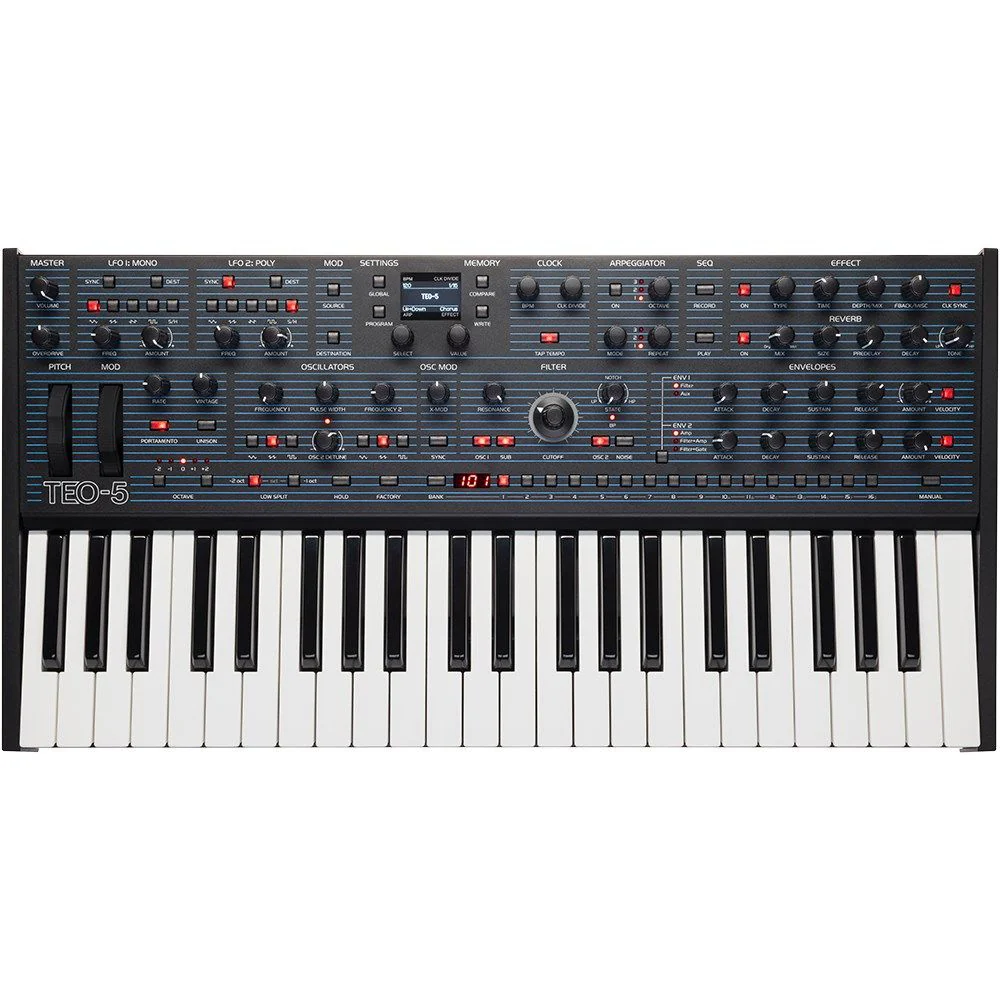 Oberheim TEO-5 5-Voice VCO/VCF Based Polysynth