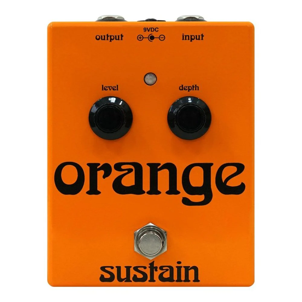 Orange Sustainer Pedal