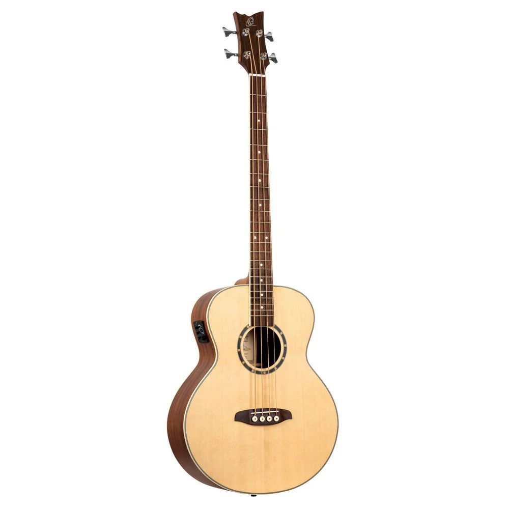 Ortega D7E4 Deep Series 7 Medium Scale Acoustic Bass (Natural)