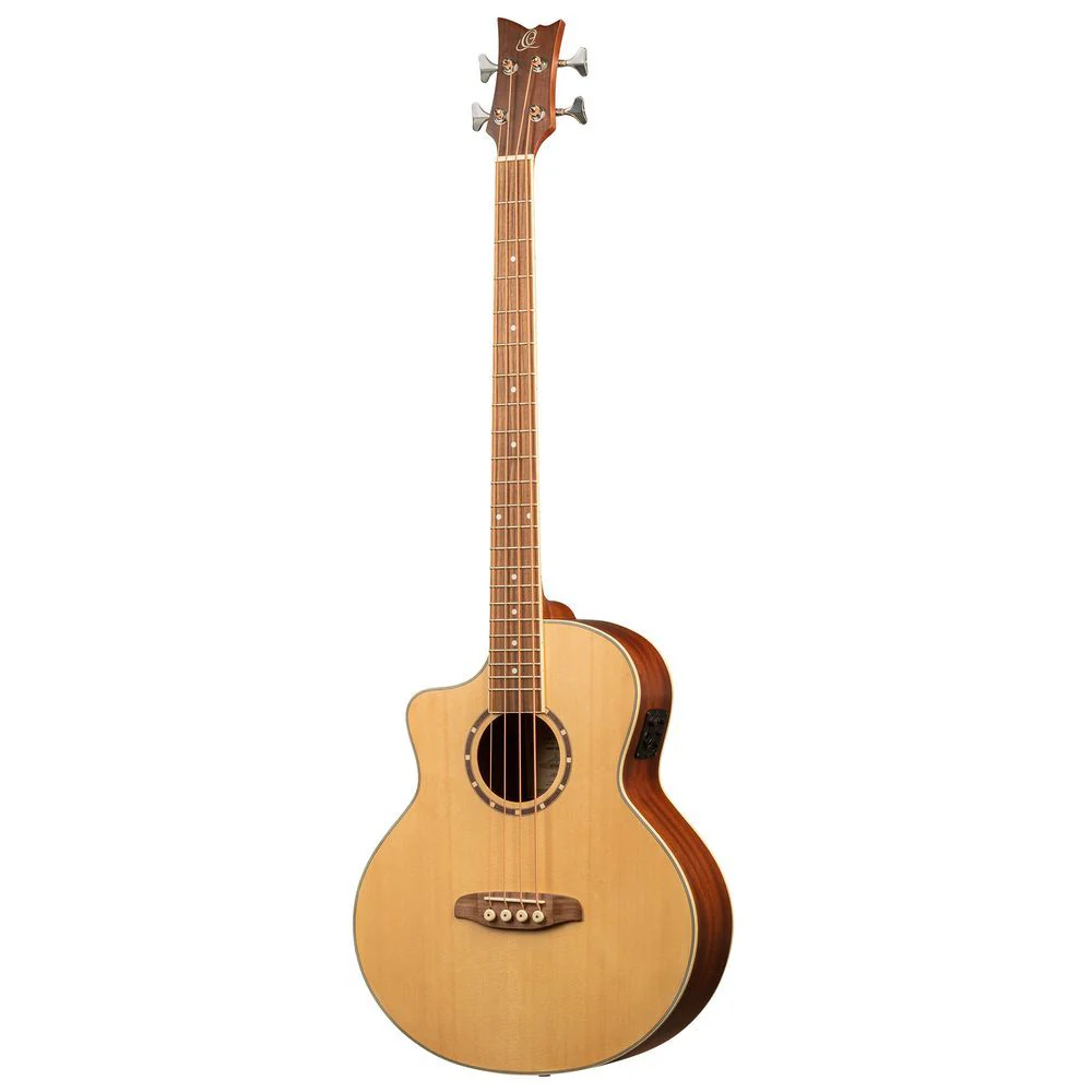 Ortega Deep Series Left-Hand Acoustic Bass Medium Scale
