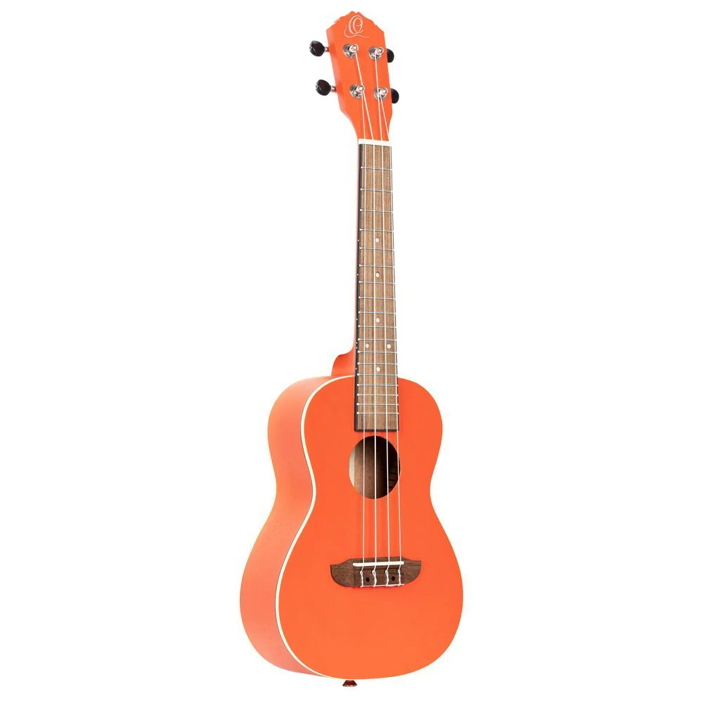 Ortega Earth Series Concert Ukulele (Hokkaido Pumpkin Orange)