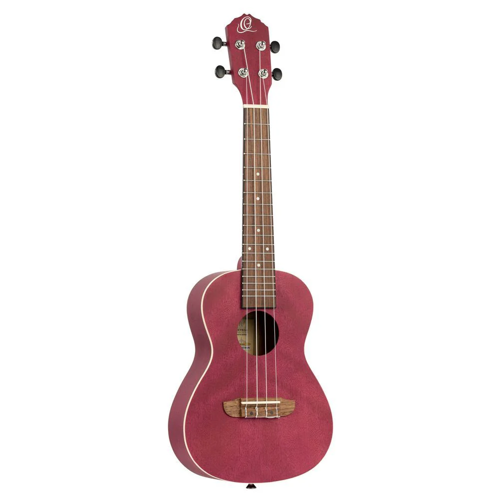Ortega Earth Series Concert Ukulele (Raspberry Red)