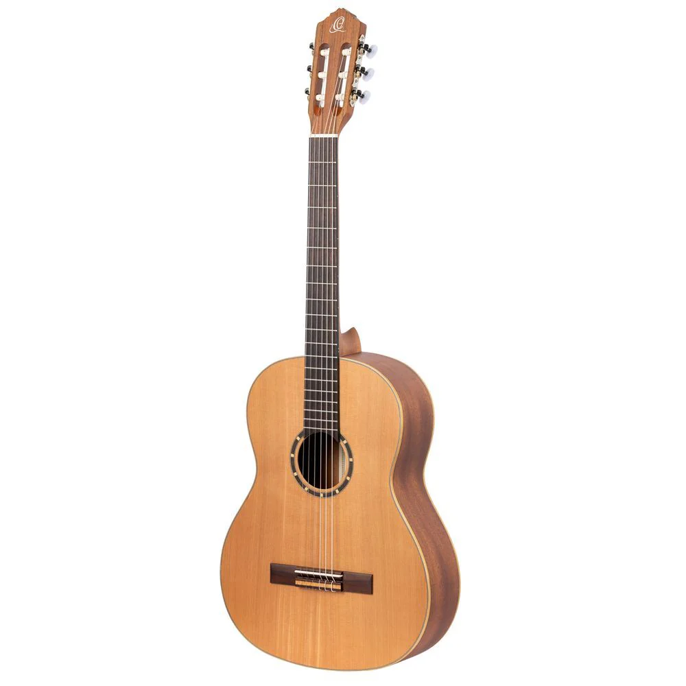 Ortega Family Series 4/4 Classical Slim Neck Left-Hand Guitar (Natural) inc Bag