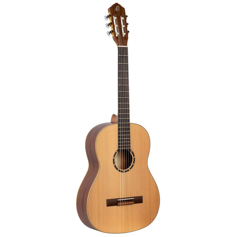 Ortega Family Series Pro 4/4 Classical Slim Neck Guitar (Natural) inc Bag