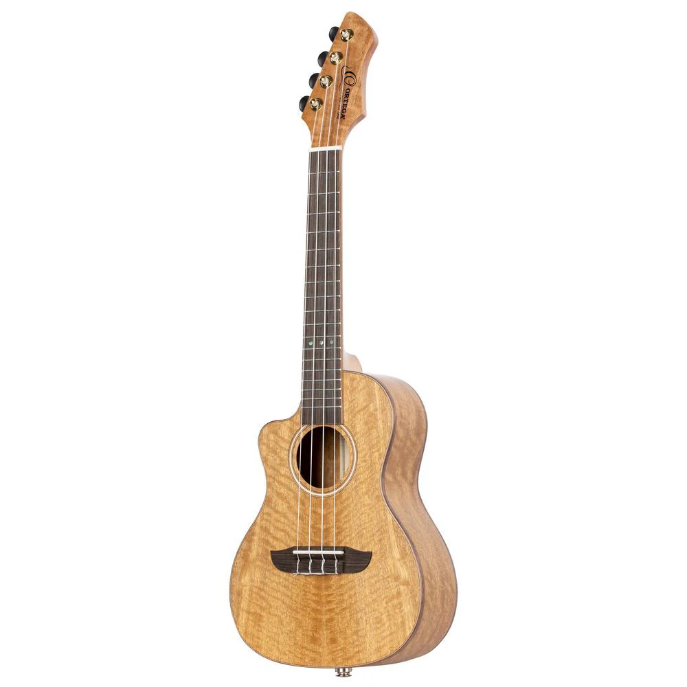 Ortega Horizon Series Left-Hand Concert Ukulele w/ Preamp (Mango Natural) inc Bag