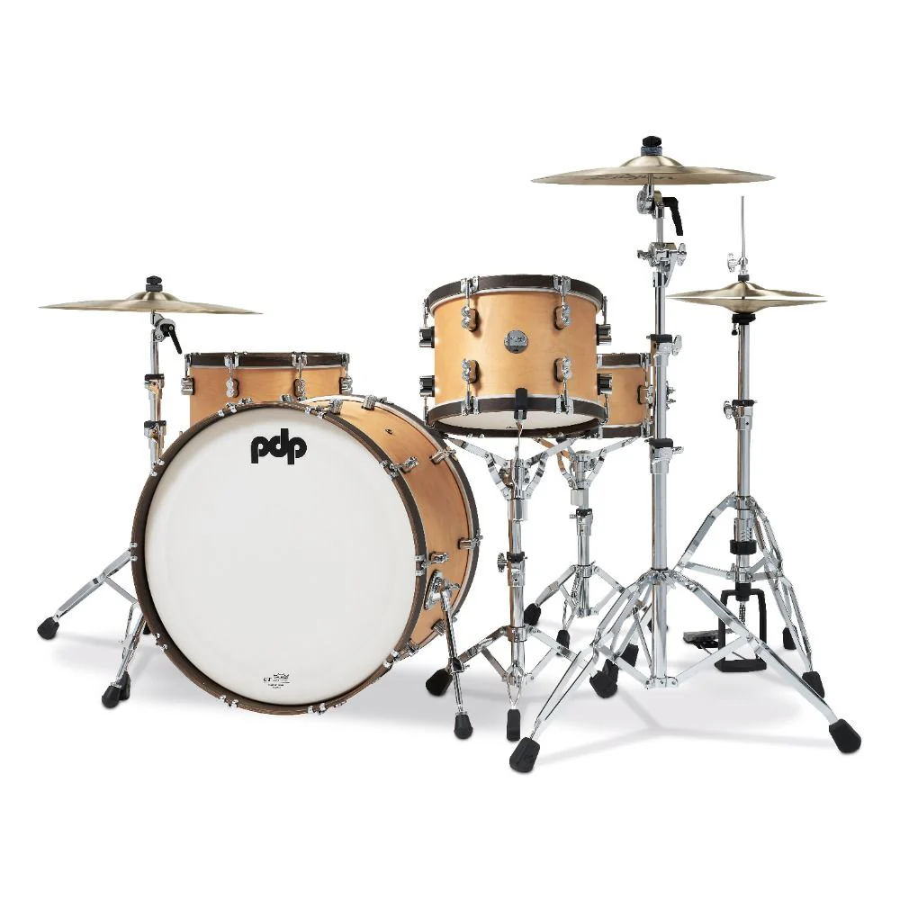PDP Concept Classic Maple 3-Piece Shell Pack 24" w/Walnut Hoops (Natural)