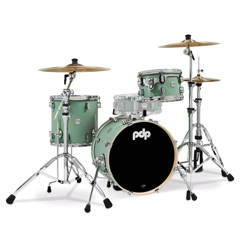 PDP Concept Maple 18" 3 Piece Bop Shell Kit (Satin Seafoam Green)