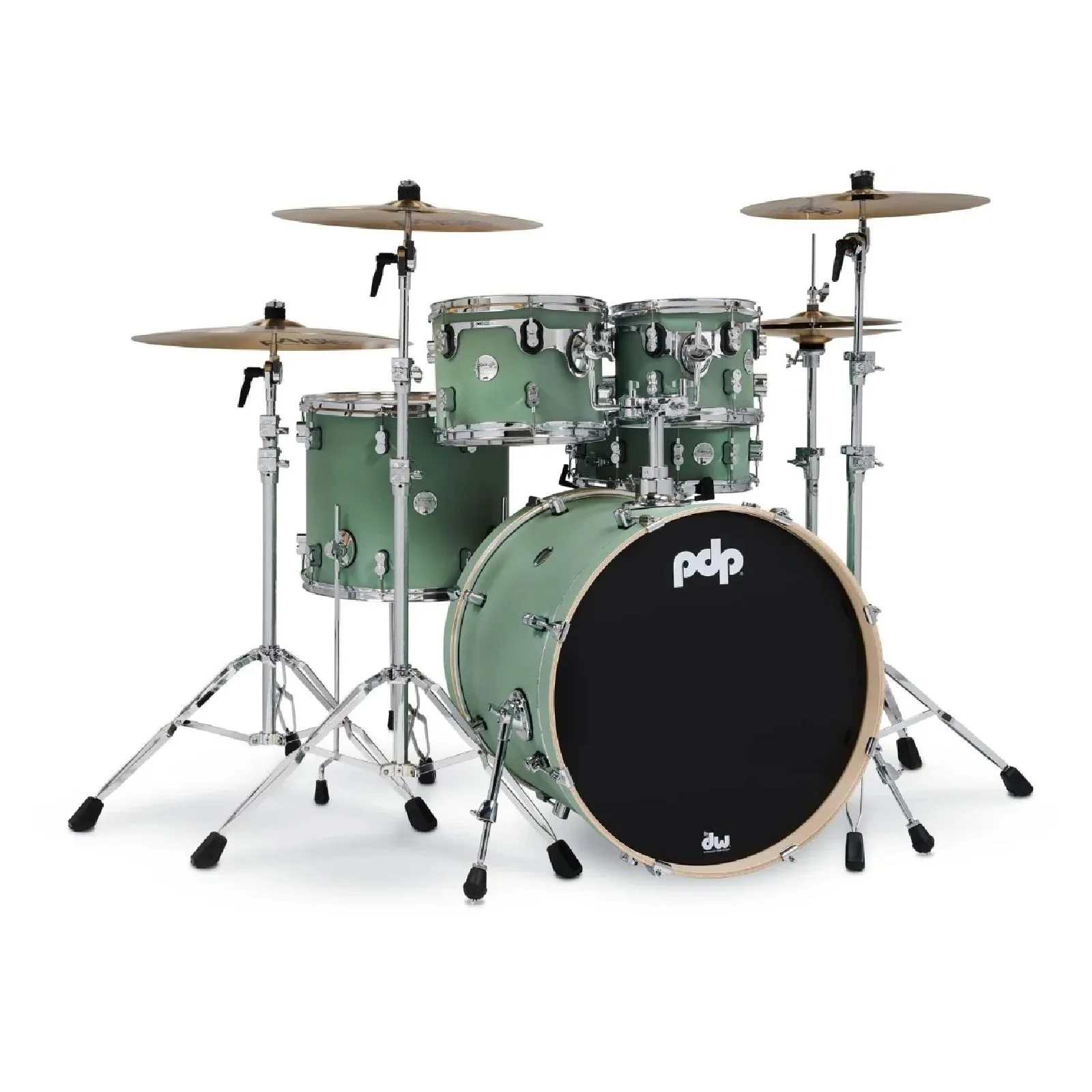 PDP Concept Maple 5-Piece Drum Kit Shell Pack Satin Seafoam