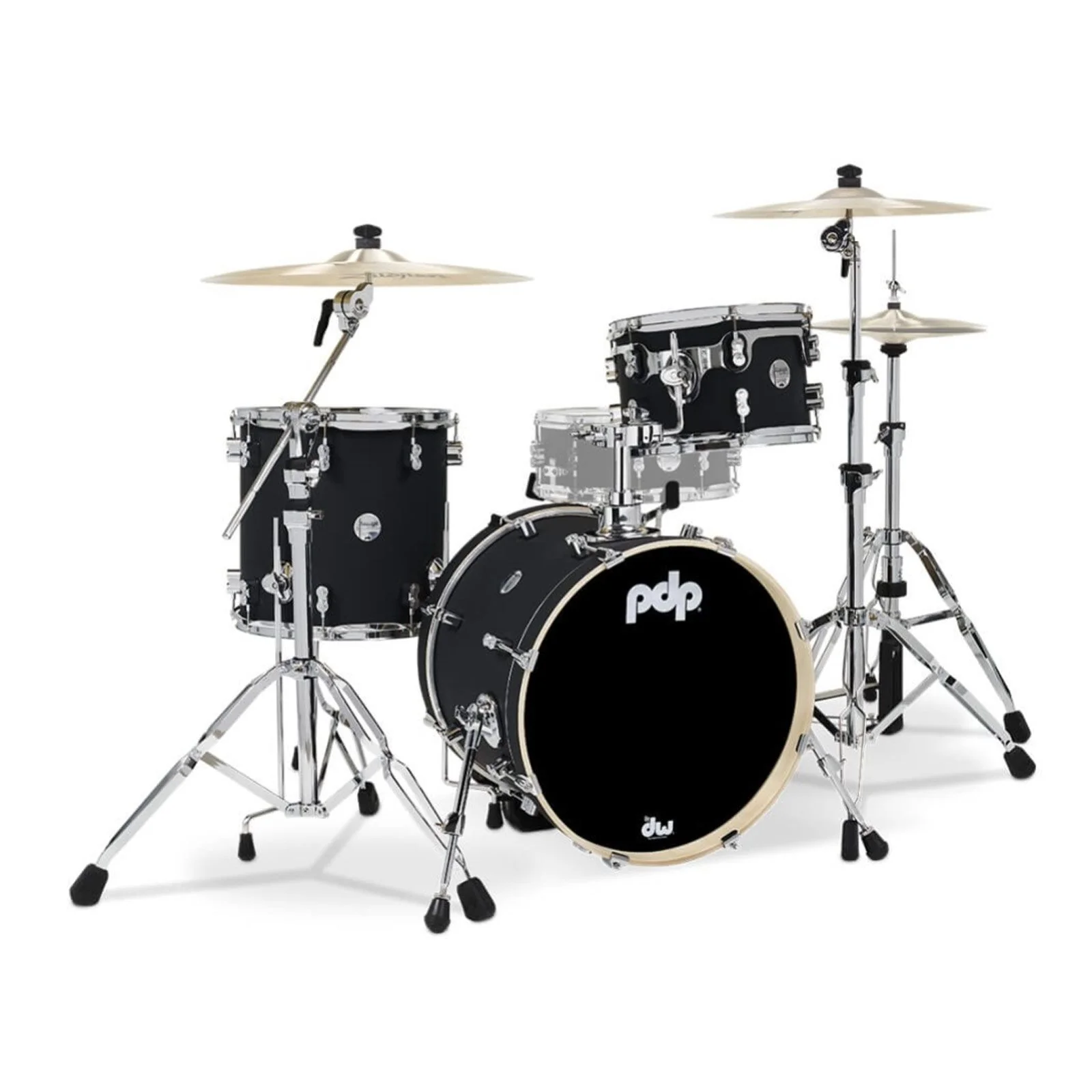 PDP Concept Maple Bop 18" 3 piece Shell Pack (Satin Black)