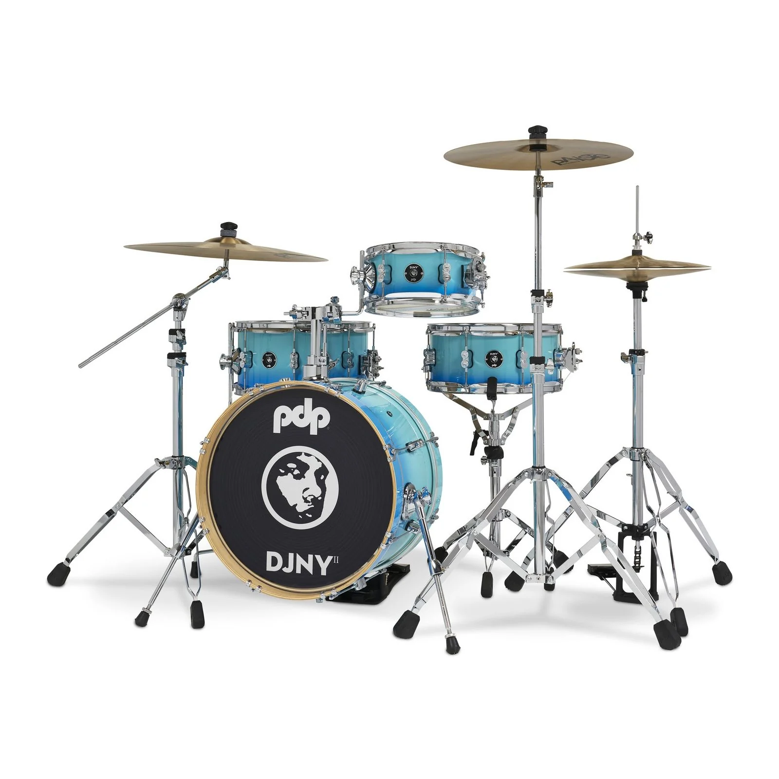 PDP Daru Jones New Yorker II 4-Piece Shell Drum Pack (Blue Fade)