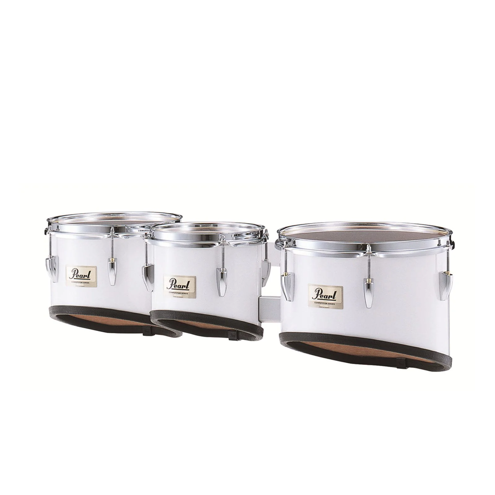 Pearl Competitor Marching Tom Set 81012 Pure White