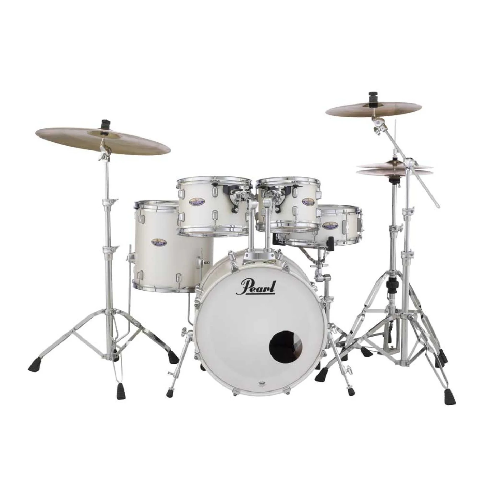 Pearl Decade Maple 22" Fusion Plus Drum Kit w/ Hardware (Satin White Pearl)
