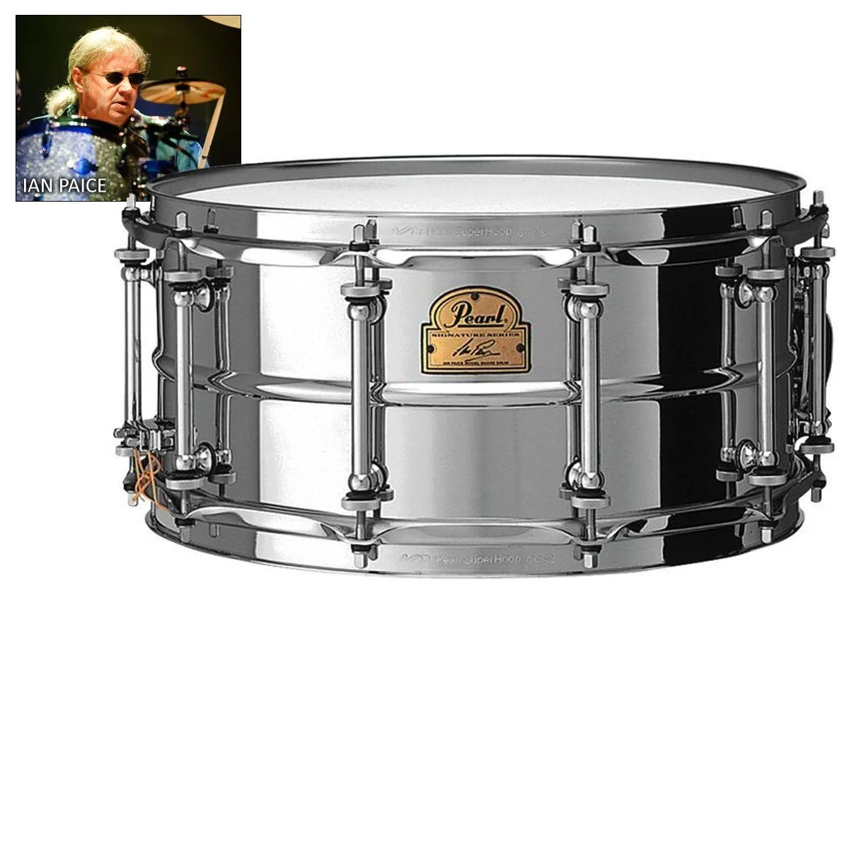 Pearl IP1465 Ian Paice Signature Snare Drum 14x65inch