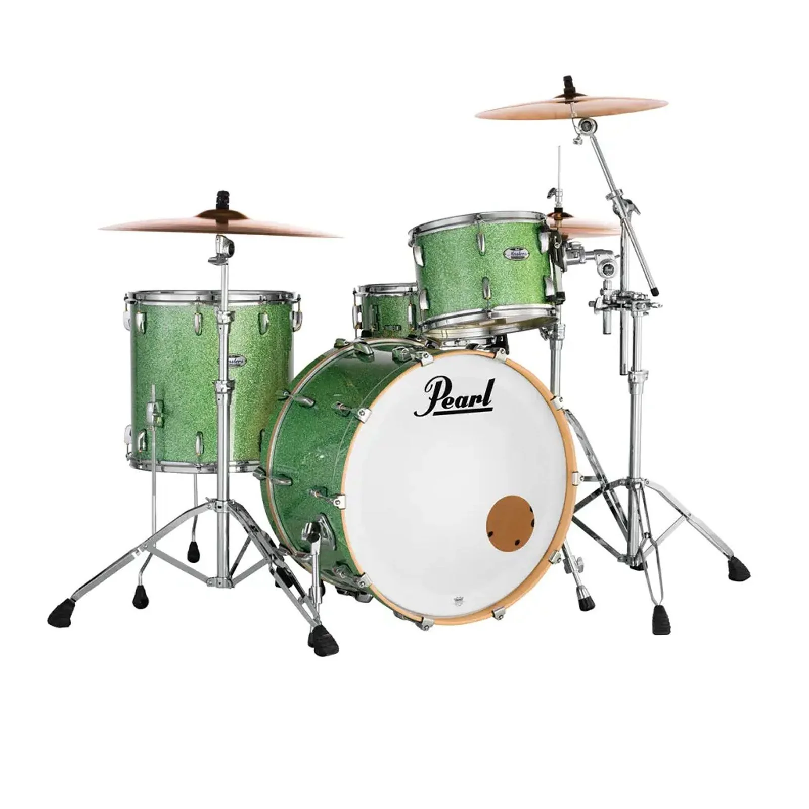 Pearl Masters Maple Complete 22 Inch 3 Piece Shell Pack Absinthe Sparkle