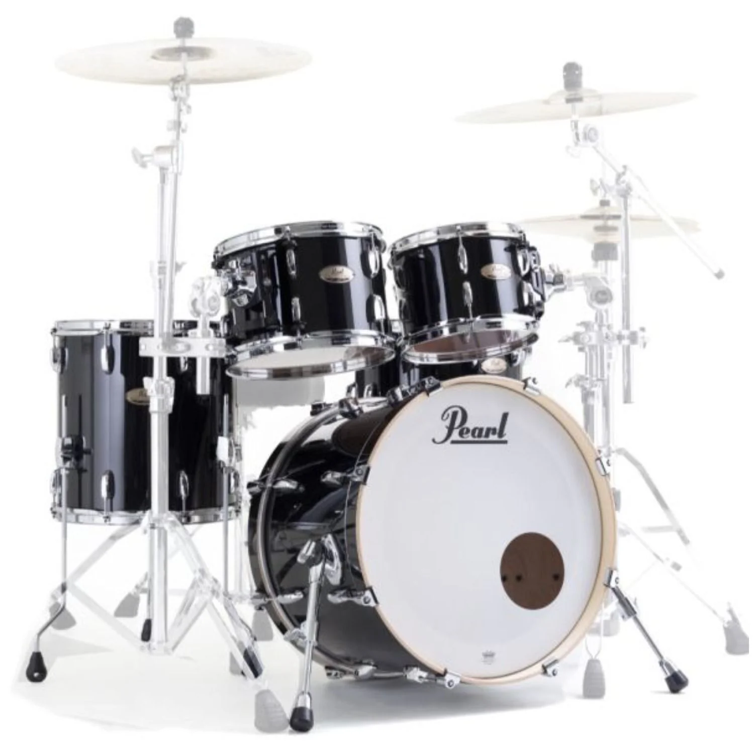 Pearl Session Studio Select 4-Piece Shell Pack (Piano Black)