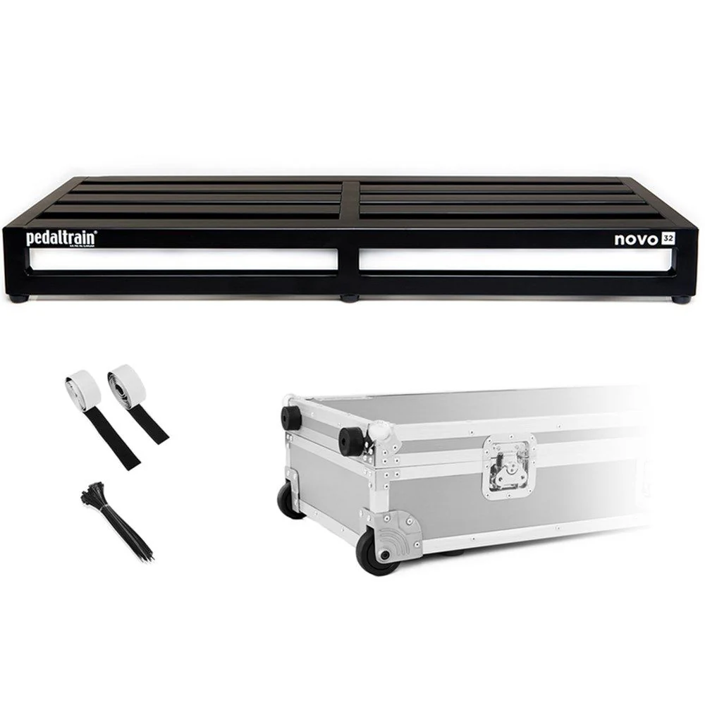 Pedaltrain NOVO 32 Pedalboard with Wheels & Tour Case