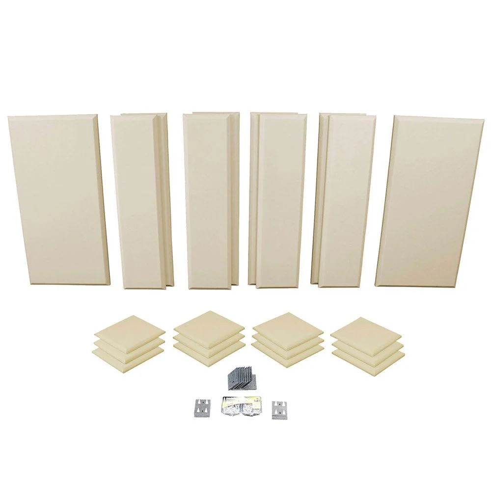 Primacoustic London 12 Kit- 12x Scatter Blocks 8x Columns 2 x Broadband Panels (Beige)
