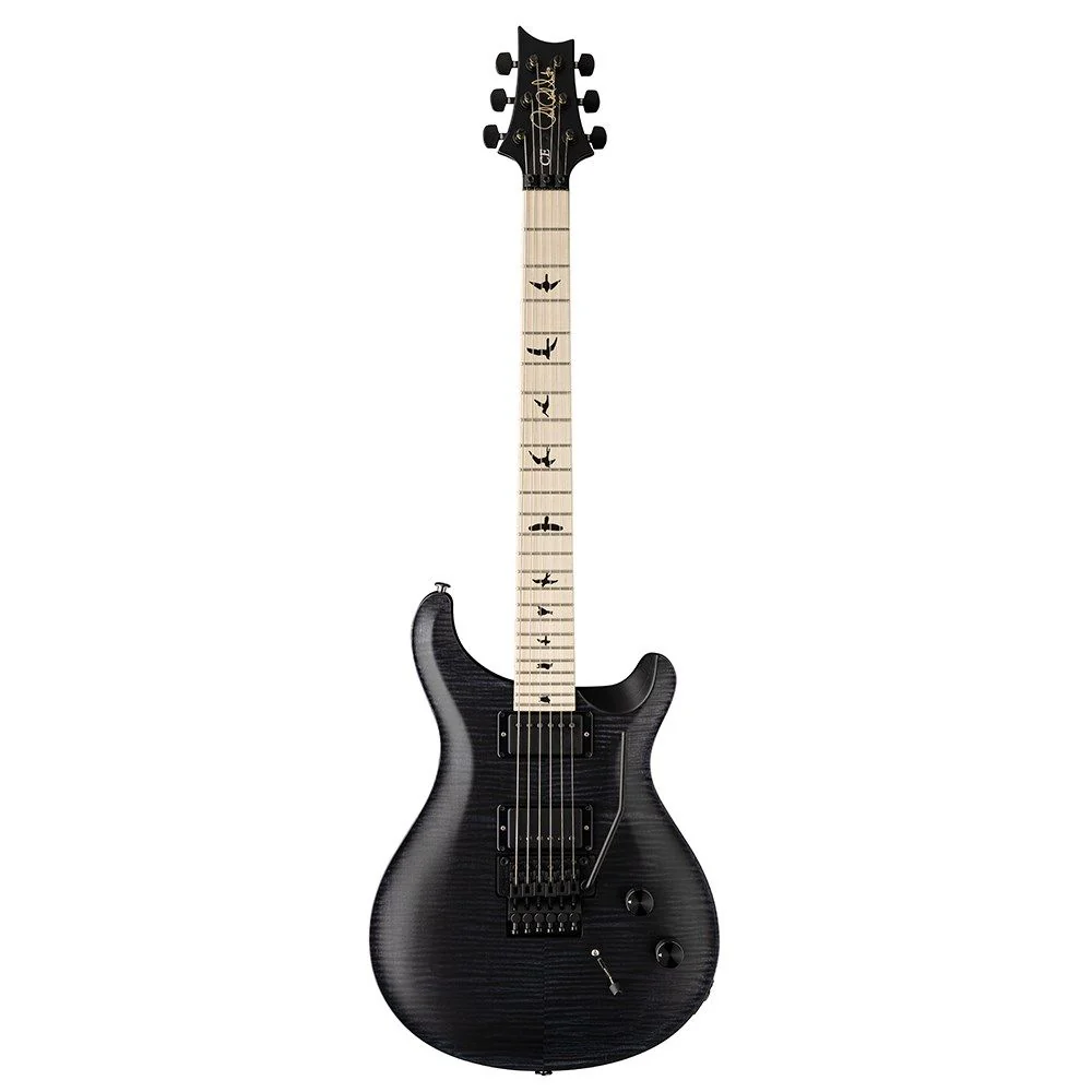 PRS CE24 Dustie Waring Electric (Grey Black Stained Binding) w/ Bag