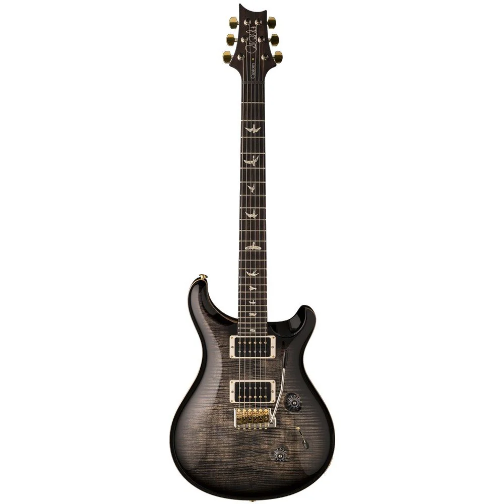 PRS Custom 24 10 Top Pattern Thin Neck (Charcoal Burst) inc Hard Case