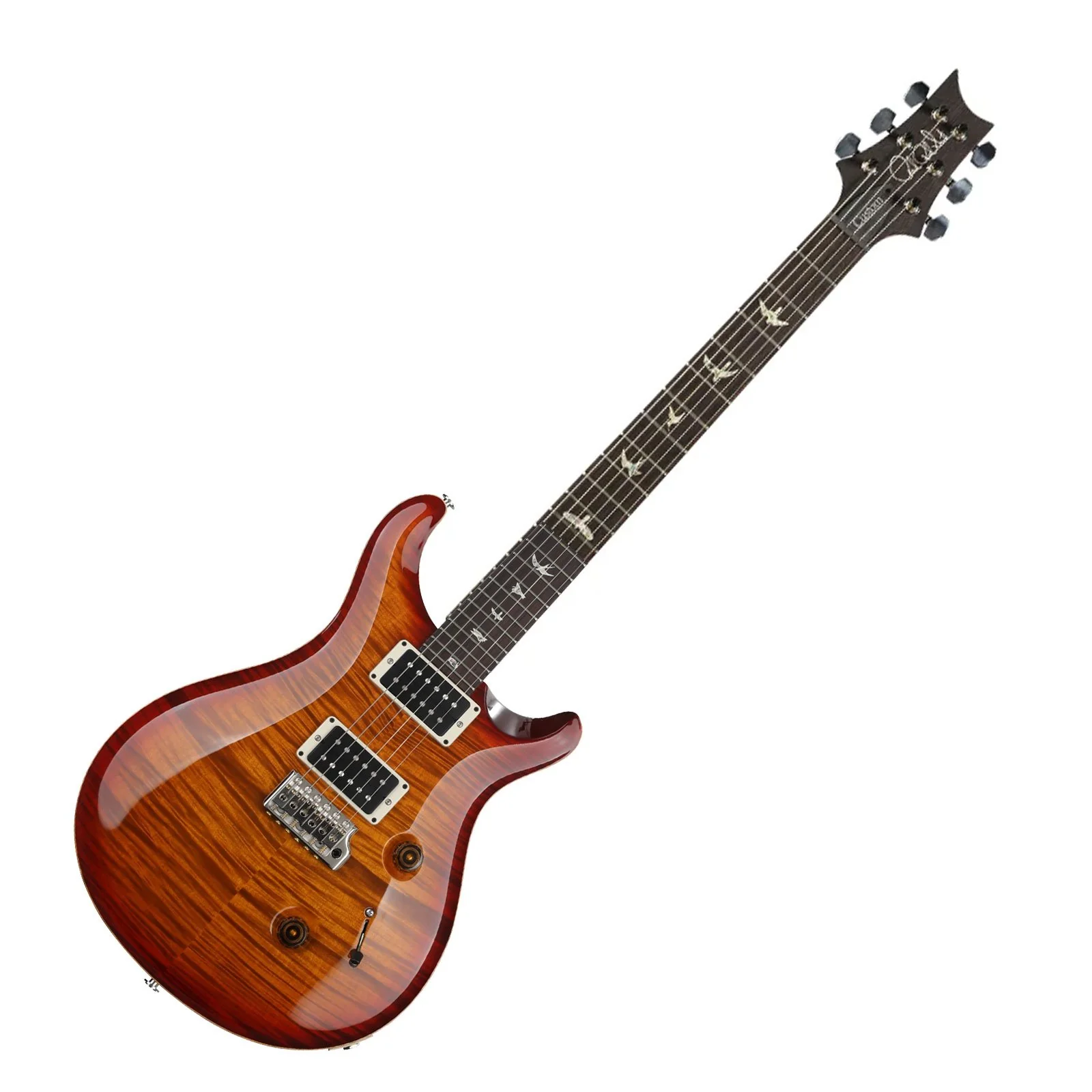 PRS Custom 24 Pattern Thin Neck (Dark Cherry Sunburst) inc Hard Case