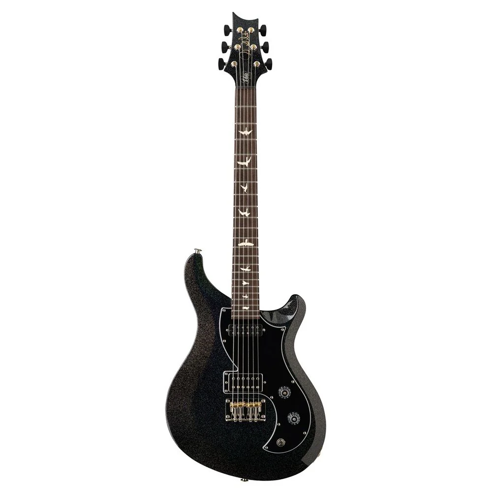 PRS S2 Vela Electric Guitar (Black Rainbow Holoflake) inc Gig Bag