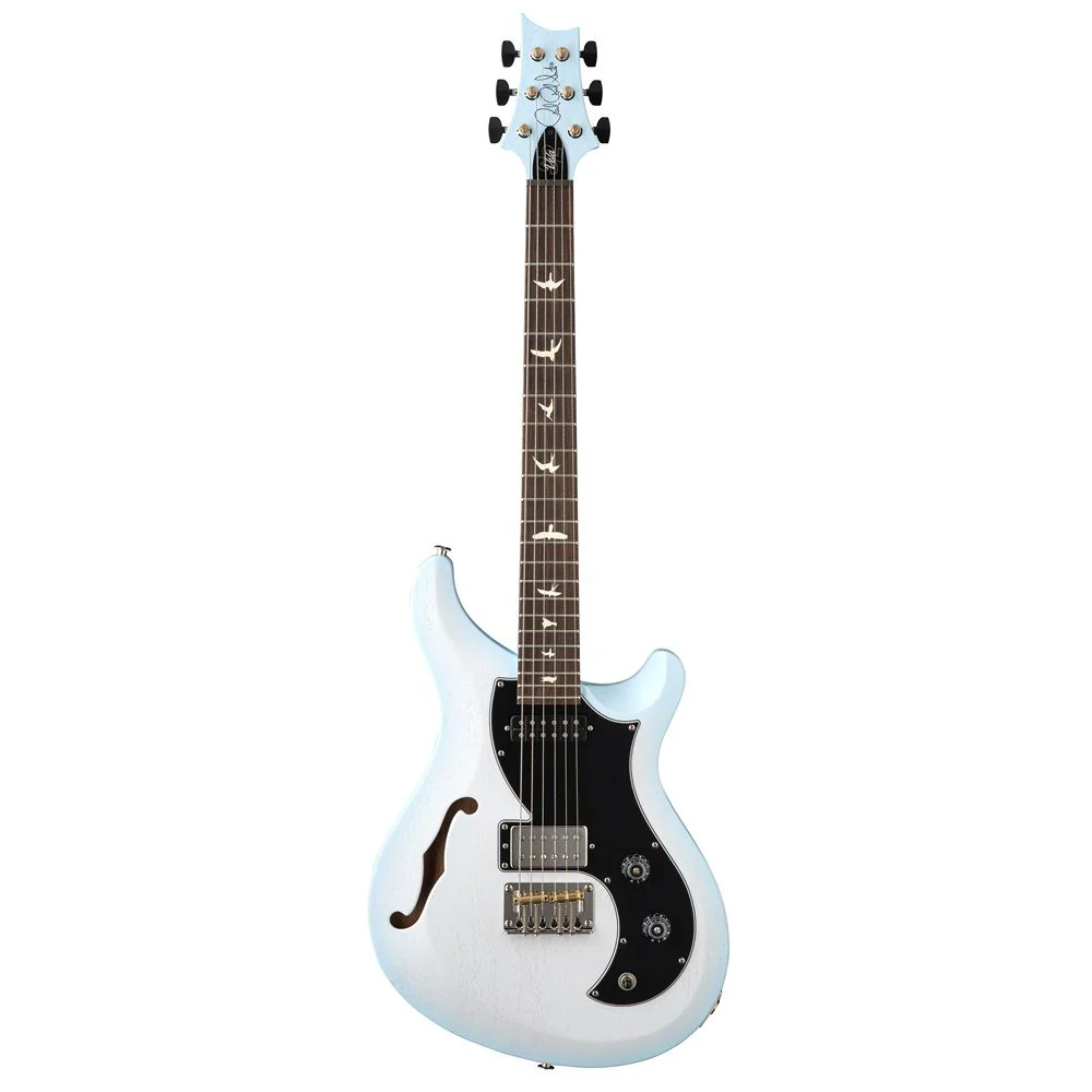 PRS S2 Vela Semi Hollow Electric Guitar (Cloud Burst Satin) inc Gig Bag