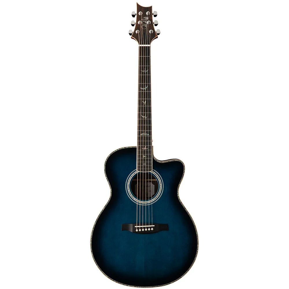 PRS SE A60E Acoustic Electric Guitar (Cobalt Blue Burst) inc Hardshell Case