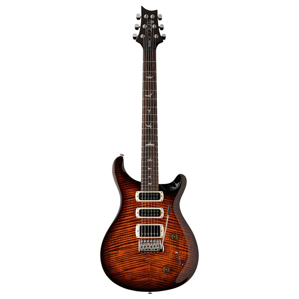 PRS SE Studio Electric Guitar (Orange Tiger Smokeburst) Inc Gig Bag