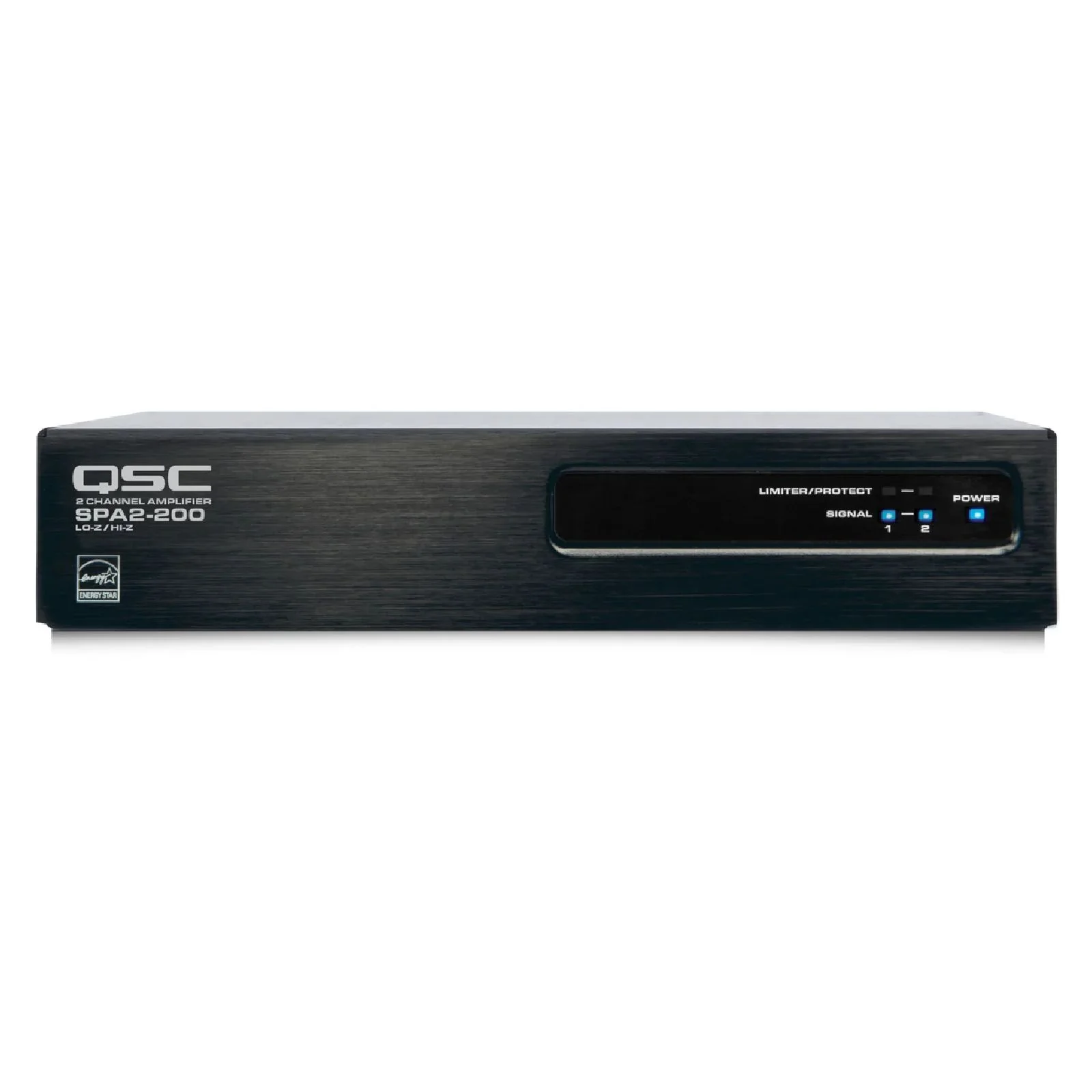 QSC QA SPA2200 2x200w 48 ohms r 1x 350w 70100v Ampfor cubes