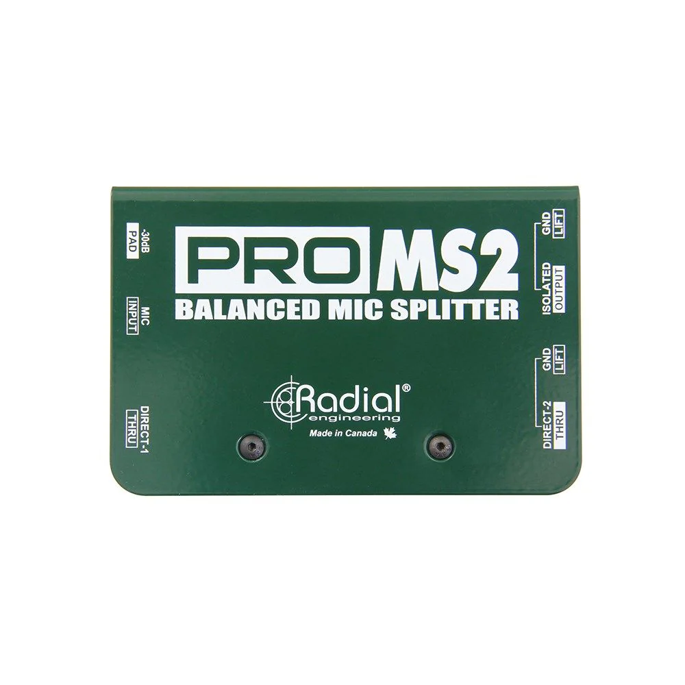 Radial ProMS2 Passive 2-Way Microphone Splitter