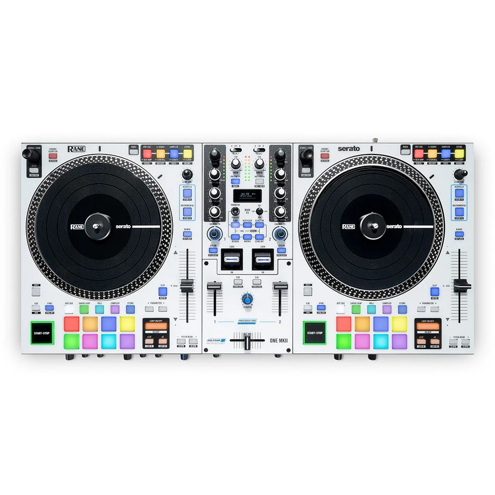 Rane One MKII 2-Ch Motorized DJ Controller w/ Stem Control & Internal FX Suite (White)