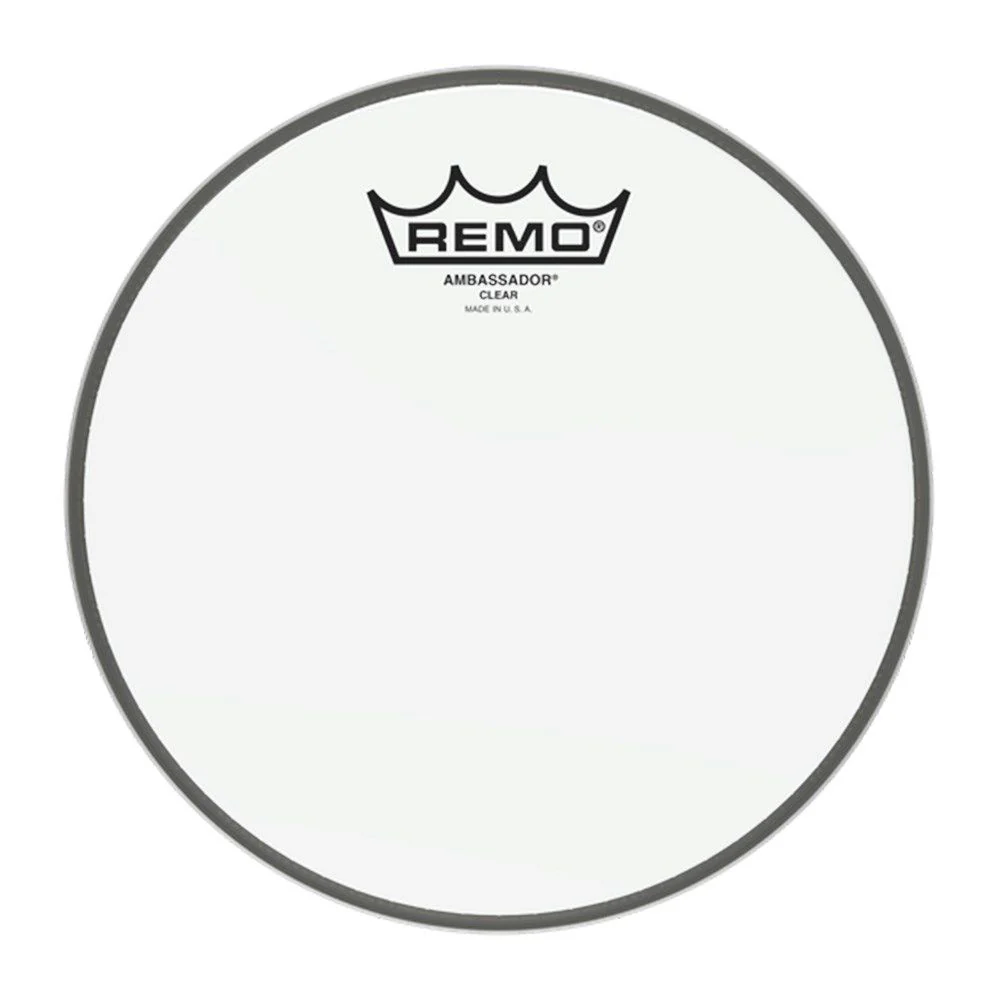 Remo BA-0308-00 Ambassador Clear Drumhead, 8"