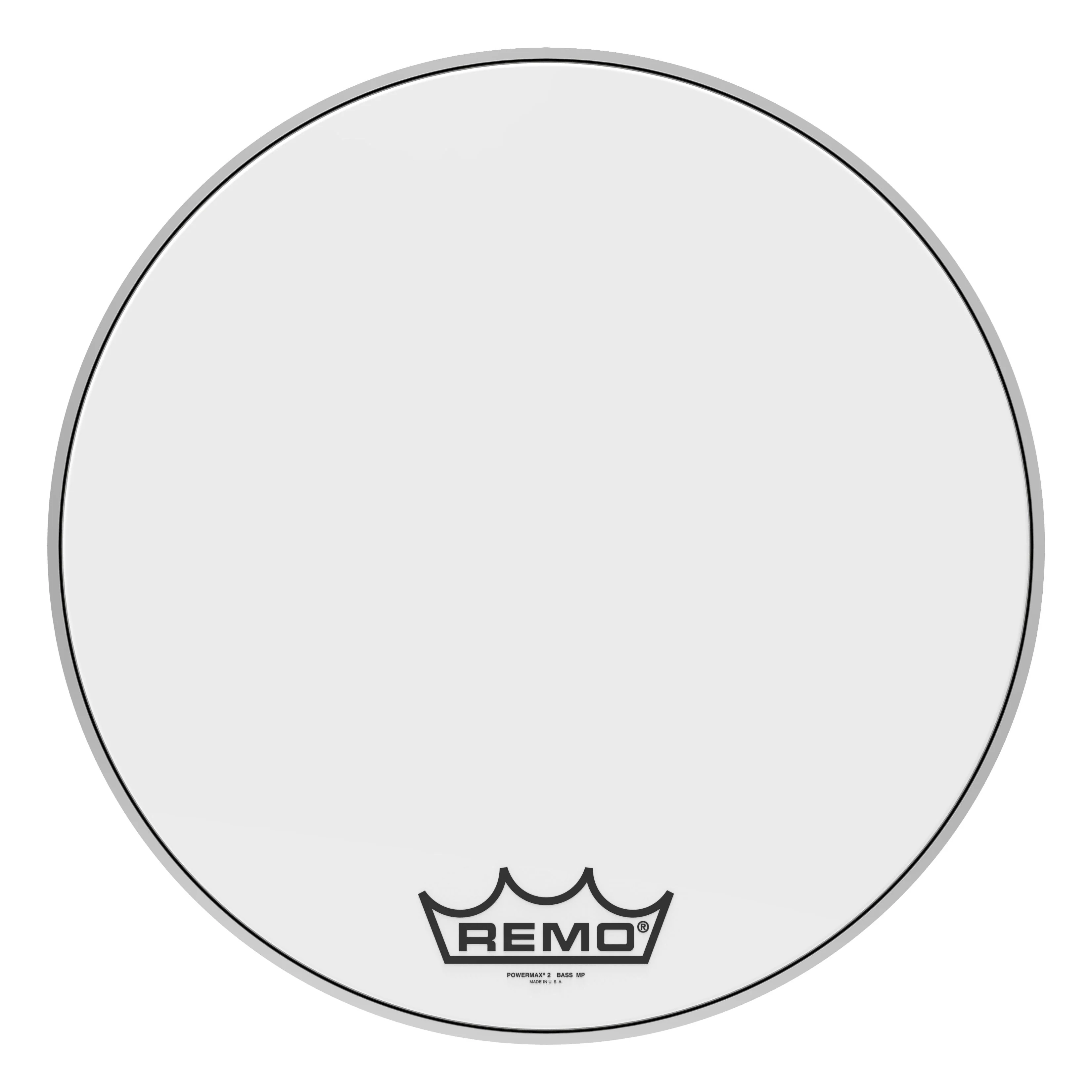 Remo Bass Powermax 2 Ultra White 22 inch MP Drumhead