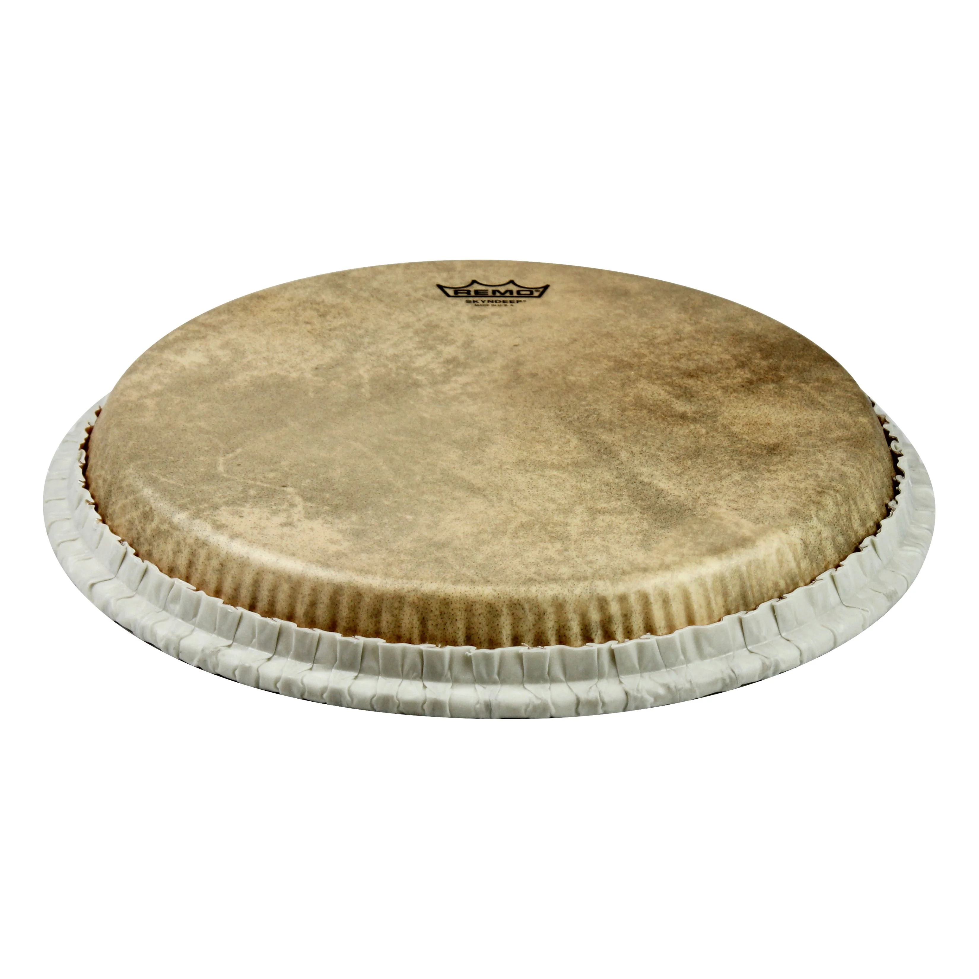 Remo Conga Drumhead Tucked 125 inch Skyndeep Black Calfskin Graphic