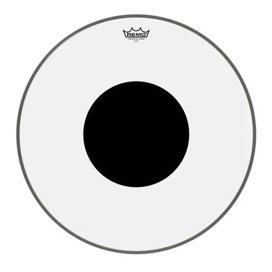 Remo Controlled Sound 20inch Clear Black Dot Bass Drumhead