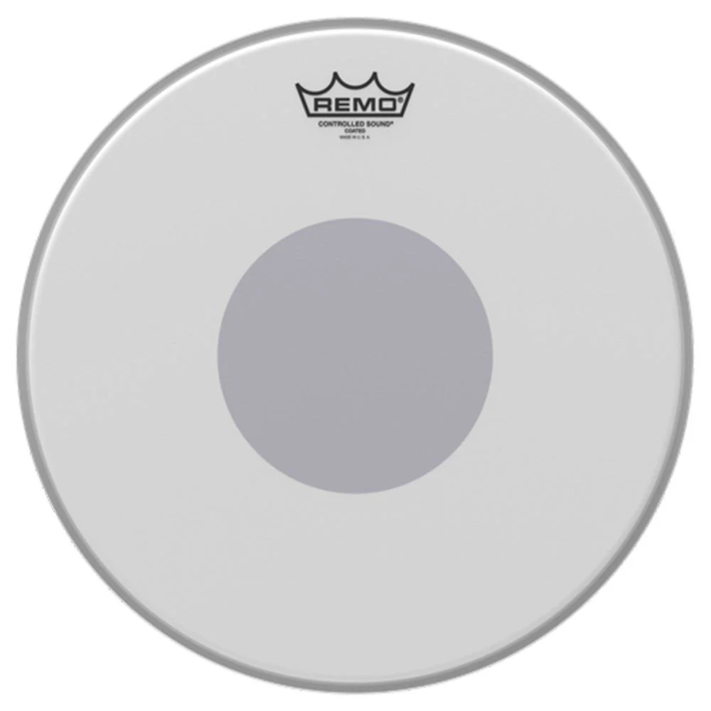 Remo CS-0114-10 Controlled 14" Sound Coated Black Dot Drumhead